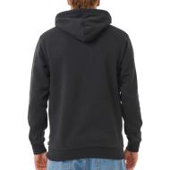 Rip Curl Down Line Herren Kapuzenpullover Schwarz Ansicht 2