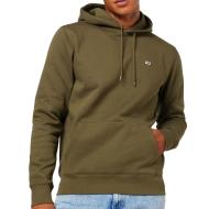 Sweat à capuche Kaki Homme Tommy Jeans YBR pas cher