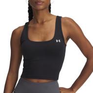 Camiseta sin mangas negra para mujer Under Armour Motion barato