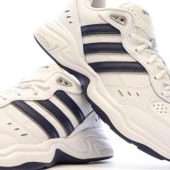 Baskets Blanches/Noires Homme Adidas Strutter vue 7