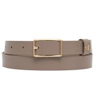 Ceinture Taupe Femme Calvin Klein Square Buckle pas cher