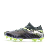 Chaussures de Football Marine/Jaune Homme Puma Future 7 Match FG/AG pas cher