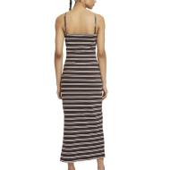 Robe à rayures Marron Femme Nike Dress Maxi vue 2