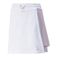 Jupe Blanc/Mauve Femme Puma Puma Mis Skirt pas cher