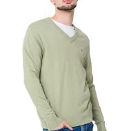 Pull Kaki Homme Tommy Hilfiger Pima MW0MW28047