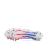Chaussures de Foot Blanc/Bleu Adidas F50 Elite SG vue 5