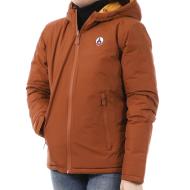 Doudoune Marron/Jaune Réversible Femme Jott Vienne