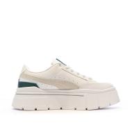 Baskets Blanches/Vert Femme Puma Mayze Stack vue 2