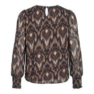 Blouse Marron Femme Vila Vimary vue 2