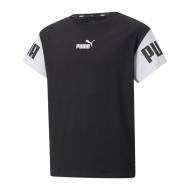 T-shirt Noir Fille Puma Colorblock pas cher
