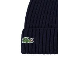 Bonnet Noir Homme Lacoste RB9883 vue 2