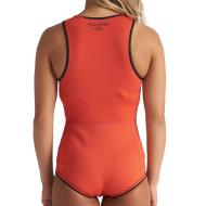 Combinaison Surf Orange Femme Billabong Sol Sista vue 2