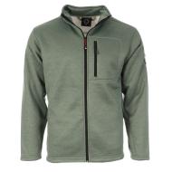 Veste Polaire Vert Homme Paname Brothers Sherpa