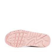 Baskets Blanches/Rose Femme Nike Air Max 90 vue 5