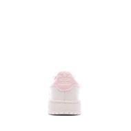 Baskets Blanche/Rose Femme Adidas Team Court vue 3