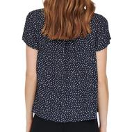 Blouse Marine à pois Femme Only Sonja vue 2