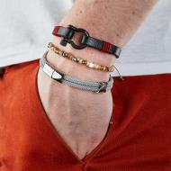 Bracelet Marrons/Acier Homme Geographical Norway 315019 vue 2