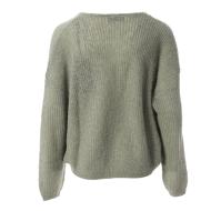 Pull Kaki Fille Teddy Smith Academy vue 2