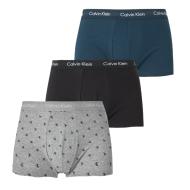 X3 Boxers Marine/Noir/Gris Homme Homme Calvin Klein Jeans Trunk 3