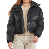Doudoune Noire Femme Kaporal SAKI pas cher