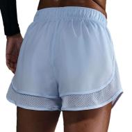Short Bleu Femme Nike Tempo vue 2