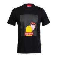 T-shirts Bleu Homme Supreme Grip Cactus pas cher