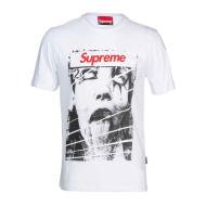 T-shirt Blanc Homme Supreme Grip Magazine