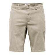 Short Chino Écru Homme ONLY & SONS  22026607 pas cher