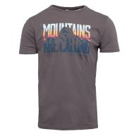 T-shirt Kaki/Bleu Homme Best Mountain 2001