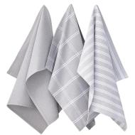 Lot De 3 Torchons Gris Today Essential vue 2