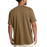 T-shirt Kaki Homme Under Armour Heavy vue 2