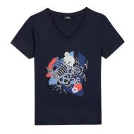 T-shirt Marine Femme TBS LUGDITEE