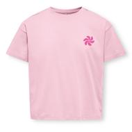 T-shirt Rose Fille Kids Only Sun-veras Flower pas cher
