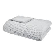 Plaid Gris 150x200cm Honey Today pas cher