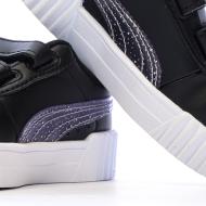 Baskets Noir Fille Puma Carina 3.0 Blurry Dr vue 7