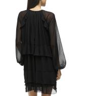 Robe Noire Femme Vila Hela vue 2