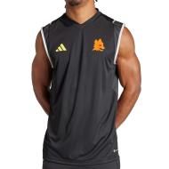 AS Roma Débardeur Training Noir Homme Adidas pas cher
