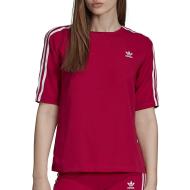 T-shirt Rose Femme Adidas 3 Stripes DV0853