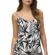 Débardeur Blanc/Noir Femme Vero Moda Eassy