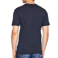 T-shirt Marine Homme Guess Blurry vue 2