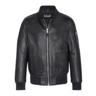 Blouson cuir Noir Homme Schott LCBOMBA pas cher