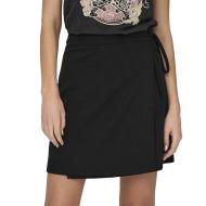Jupe Portefeuille Noire Femme JDY Life Tie