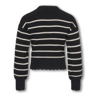 Pull Noir/Blanc Fille Kids ONLY Kogibi vue 2