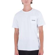 T-shirt Blanc Homme Hurley Oao vue 2