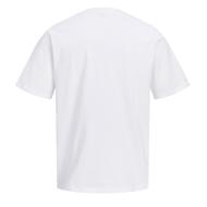 T-Shirt Blanc Homme Jack & Jones Jordog vue 2