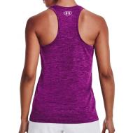 Débardeur Violet Femme Under Armour Tech Tank Twist vue 2