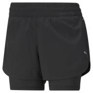 Short de running Noir Femme Puma Run 2en1 pas cher