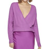 Pull Violet Femme Vila Viril pas cher