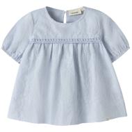 Blouse Bleu Fille Lil' Atelier Jiva Loose pas cher