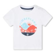 T-Shirt Blanc Bébé Timberland T60102 pas cher